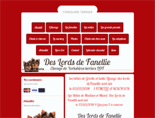 Tablet Screenshot of deslordsdefanellie.fr